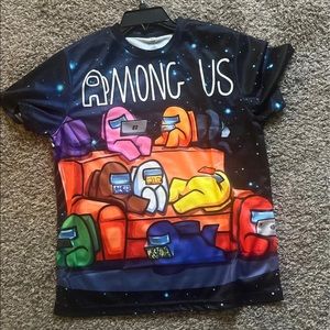 Large AmongUs tshirt 9/10 youth